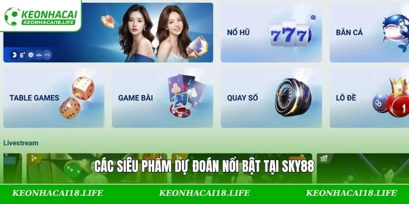Các siêu phẩm đáng kể trong sảnh